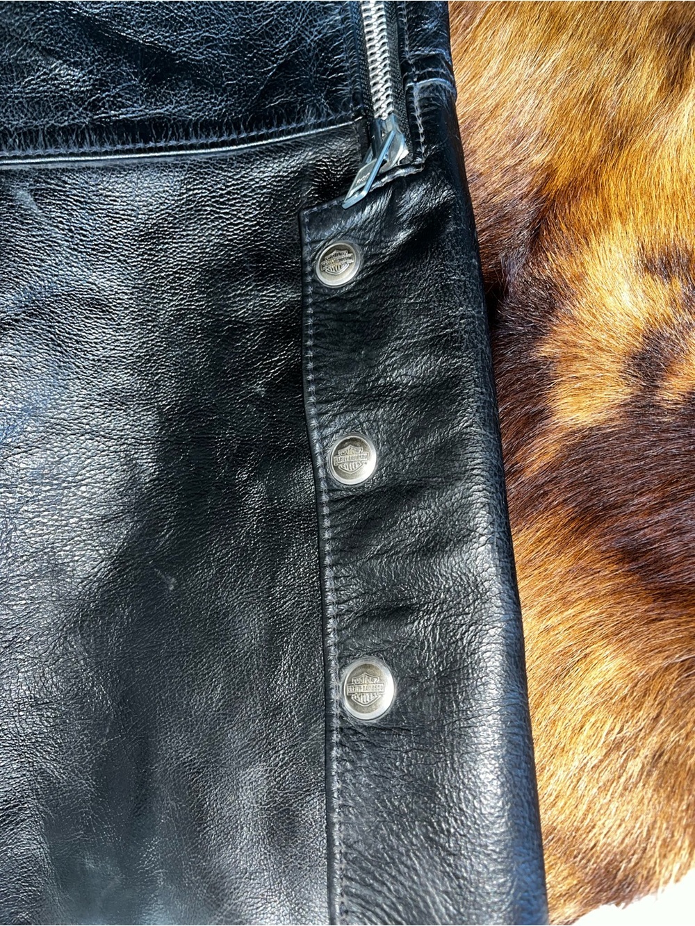 Women’s Harley-Davidson Black Leather Chaps XL - Picture 8 of 10